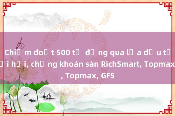 Chiếm đoạt 500 tỉ đồng qua lừa đầu tư ngoại hối， chứng khoán sàn RichSmart， Topmax， GFS